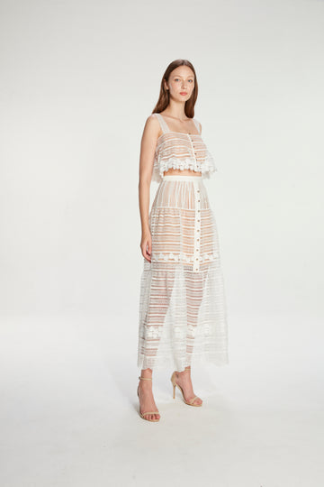 Lace crop