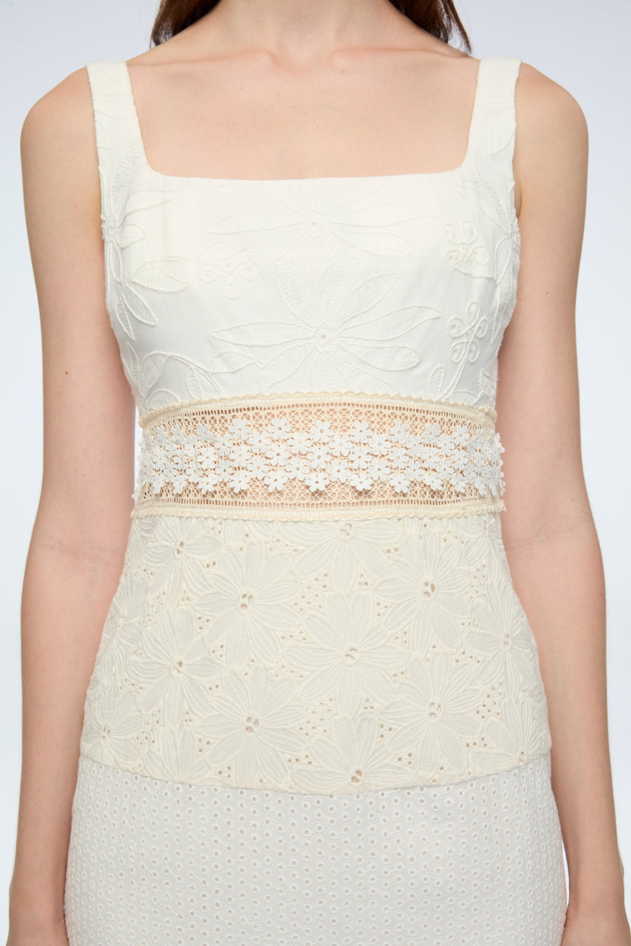 White dress lace fabric