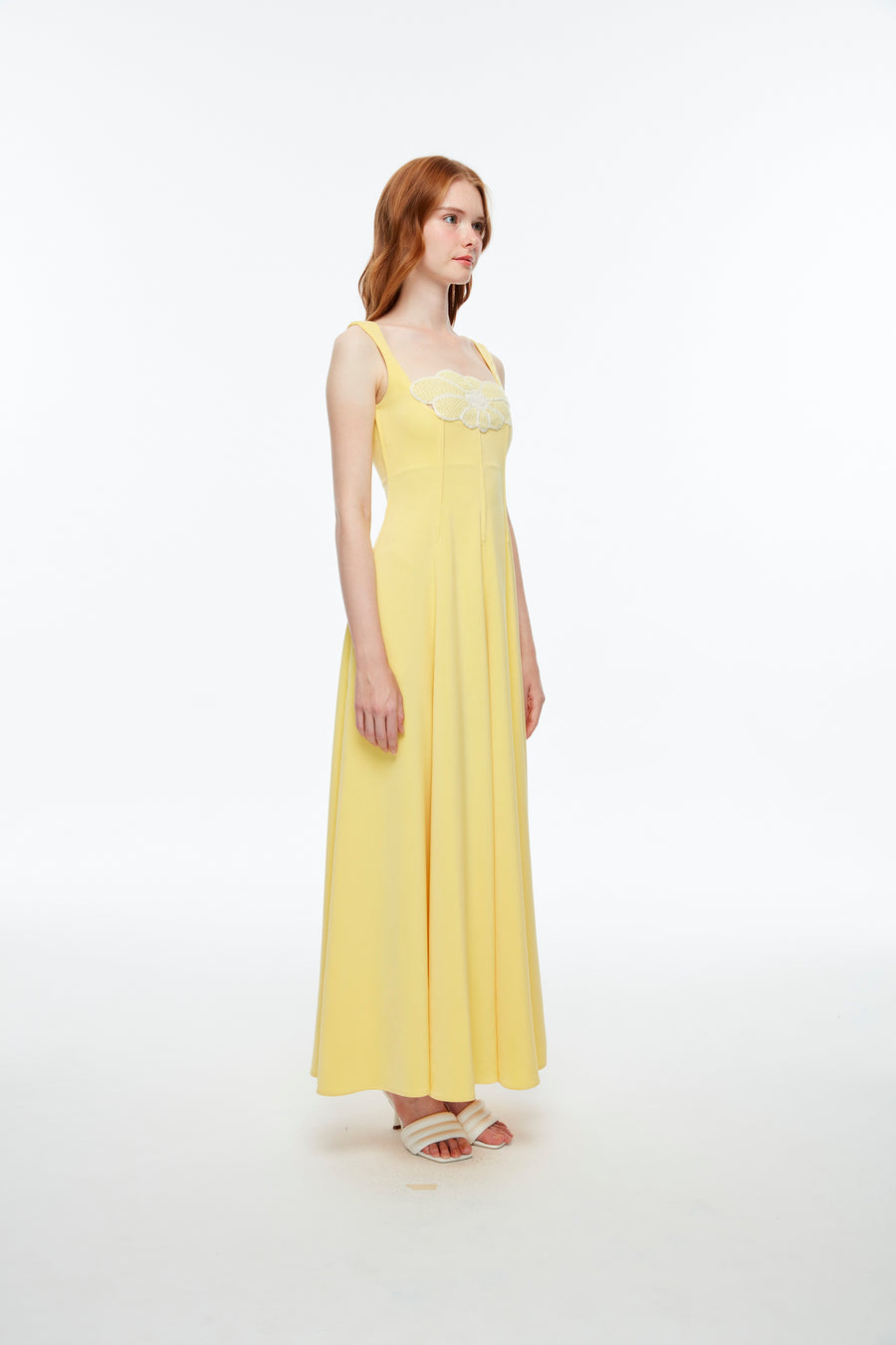 Long dress in yellow