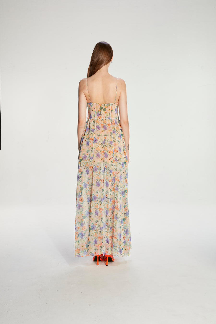 floral long dress