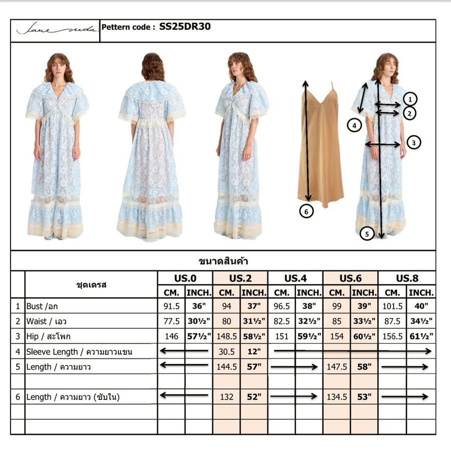 Lace Dress in Aquamarine