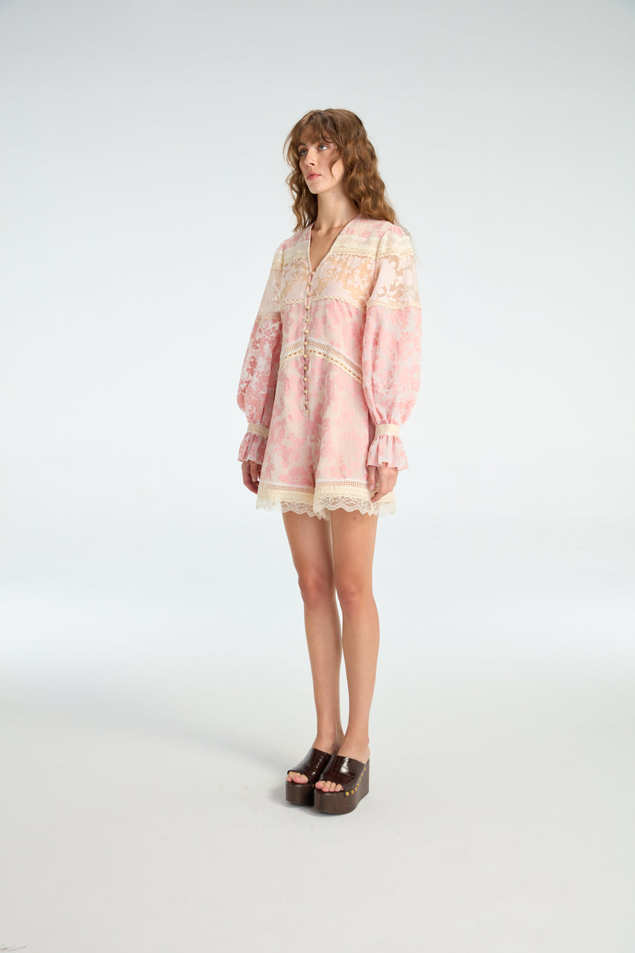 Pink Floral Jumpsuits