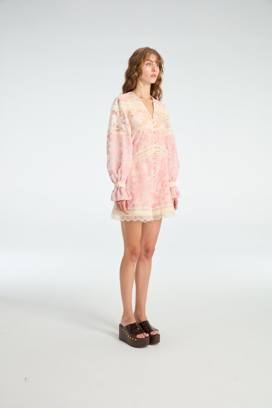 Pink Floral Jumpsuits