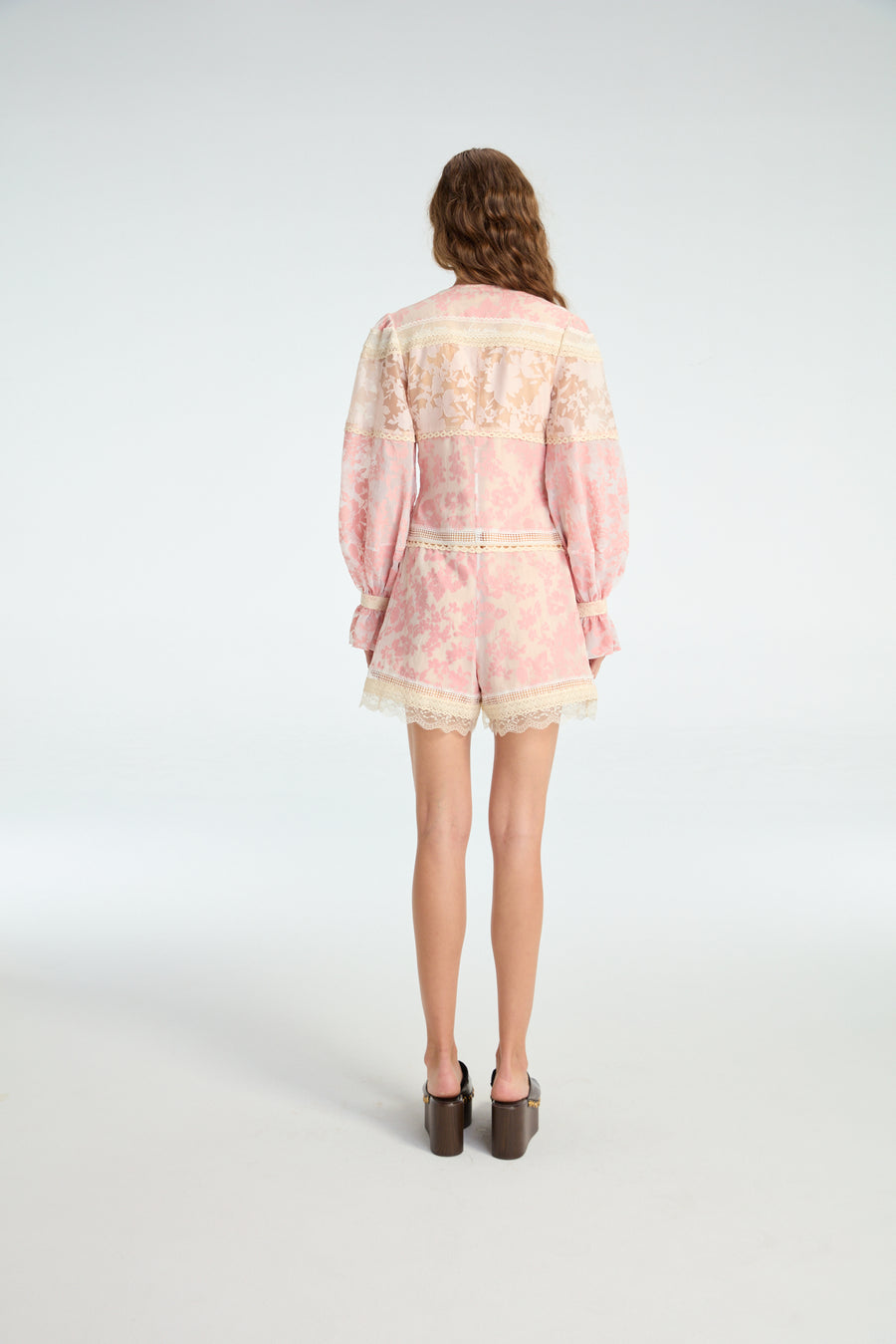 Pink Floral Jumpsuits