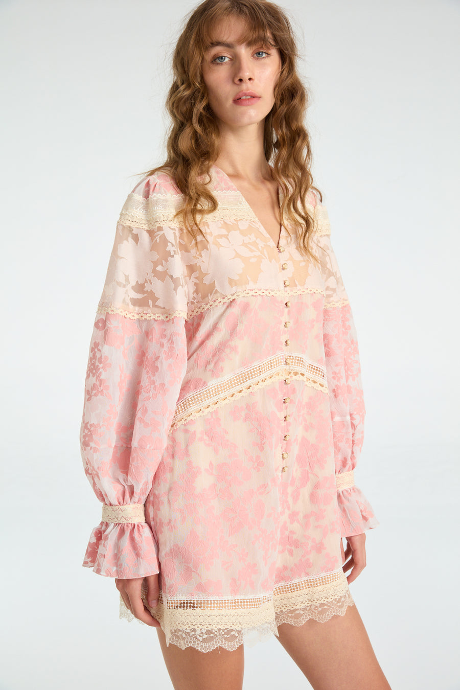Pink Floral Jumpsuits