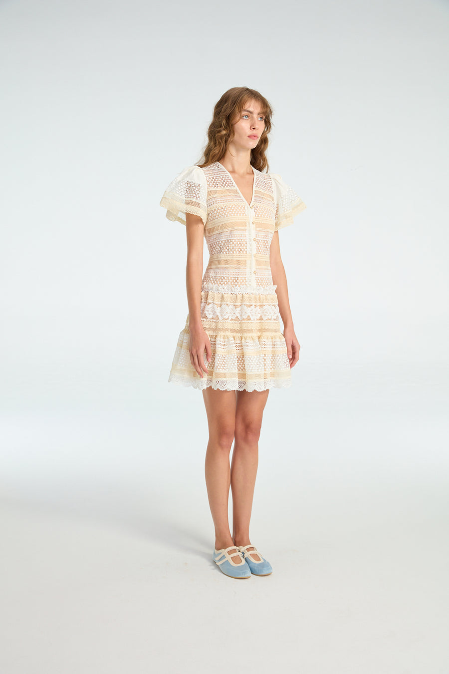 Short Dress in Lace