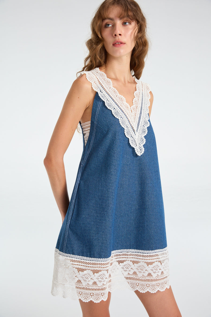 Short Denim Dress