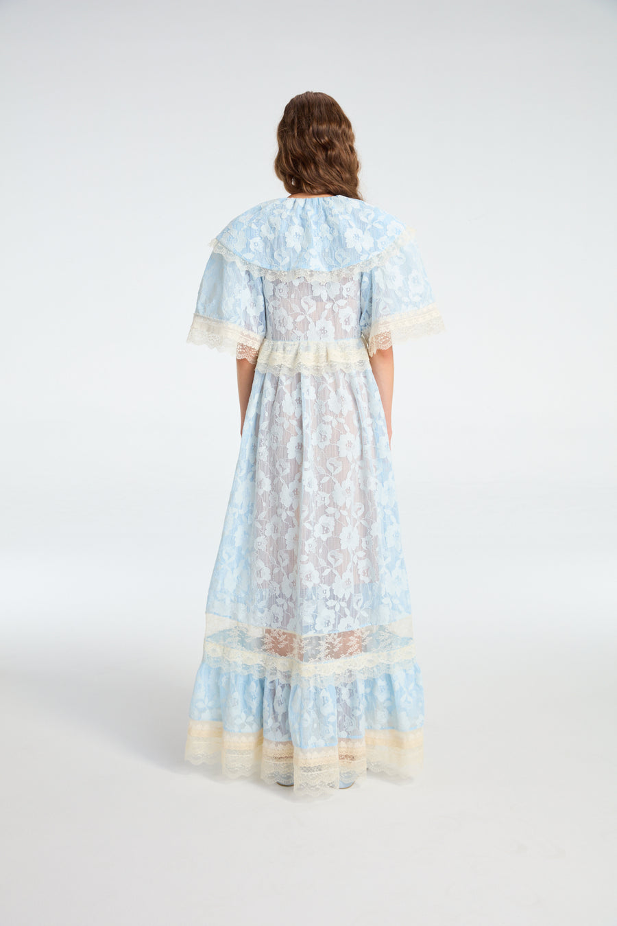 Lace Dress in Aquamarine