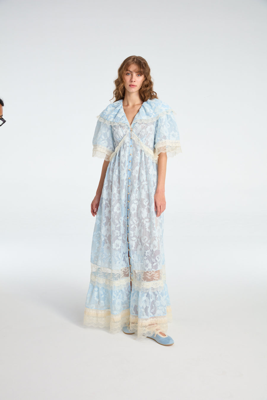 Lace Dress in Aquamarine