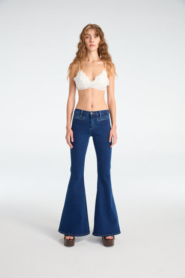 Boot-cut Flared Denim