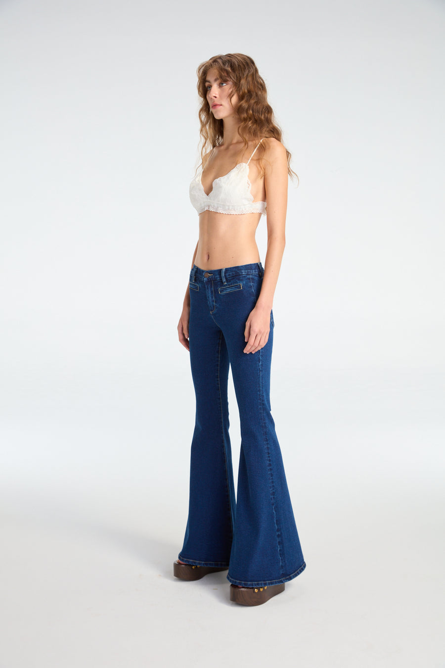 Boot-cut Flared Denim