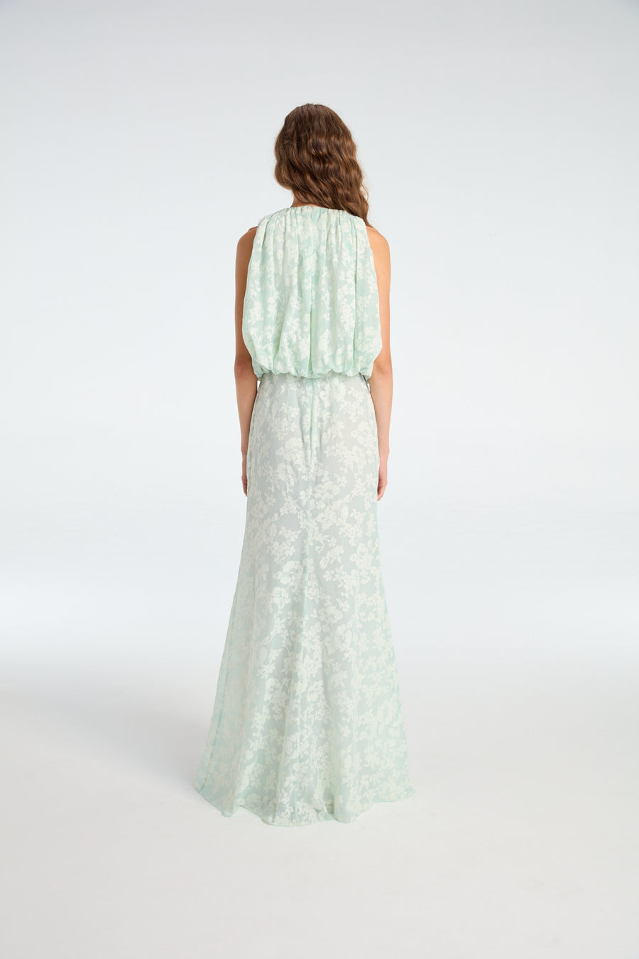 Floral Dress in Mint